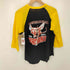 70-80S パキスタン製 FANTASY A&G INC. ボディ ロック バンド 両面 プリント ラグラン Tシャツ パキ綿 メンズ import:M