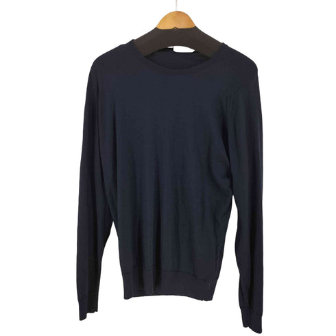 ジョンスメドレー JOHN SMEDLEY イギリス製 ウールクルーネックニット レディース L