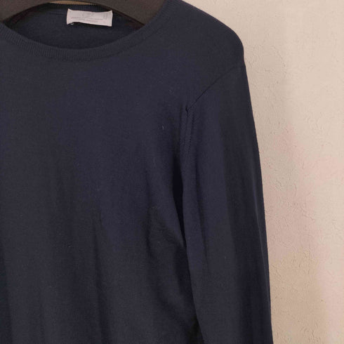 ジョンスメドレー JOHN SMEDLEY イギリス製 ウールクルーネックニット レディース L