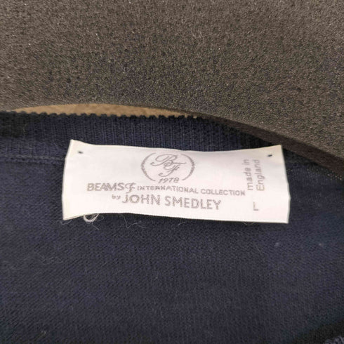 ジョンスメドレー JOHN SMEDLEY イギリス製 ウールクルーネックニット レディース L