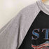 メキシコ製 ALSTYLE ボディ バンド プリント ラグラン Tシャツ メンズ import:M
