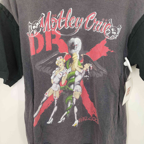 アーム ドッキング メタル バンド プリント S/S クルーネック Tシャツ メンズ