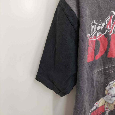 アーム ドッキング メタル バンド プリント S/S クルーネック Tシャツ メンズ