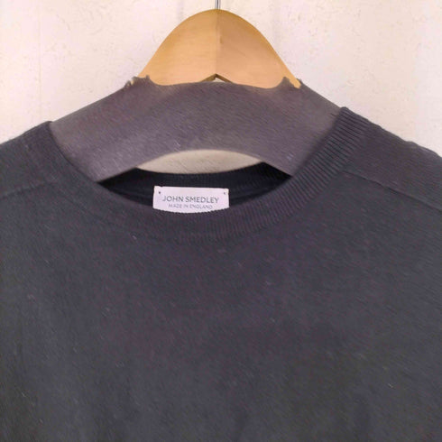 ジョンスメドレー JOHN SMEDLEY イギリス製 コットンクルーネックニット レディース L