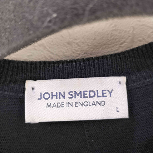 ジョンスメドレー JOHN SMEDLEY イギリス製 コットンクルーネックニット レディース L