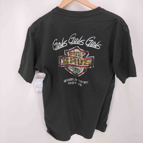 メタル バンド プリント S/S クルーネック Tシャツ メンズ import:L