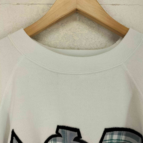 ヘインズ Hanes MADE IN USA ワッペン刺繍ラグランスウェット レディース 2X