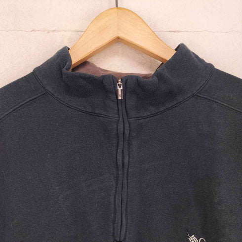 コロンビア Columbia ロゴ刺繍ハーフジップスウェット メンズ L