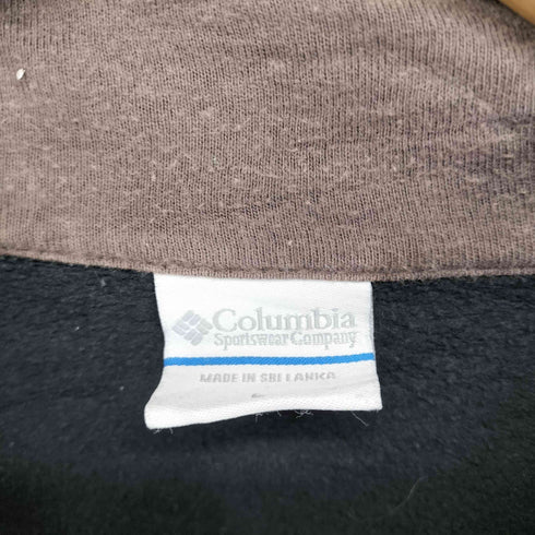 コロンビア Columbia ロゴ刺繍ハーフジップスウェット メンズ L