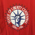 80S USA製 CENTENNIAL 100周年記念 グラフィック プリント S/S クルーネック Tシャツ シングルステッチ メンズ import:XL