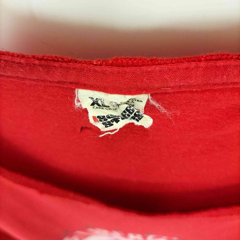 80S USA製 CENTENNIAL 100周年記念 グラフィック プリント S/S クルーネック Tシャツ シングルステッチ メンズ import:XL
