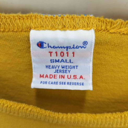 チャンピオン Champion USA製 フロント プリント S/S クルーネック Tシャツ メンズ import:S