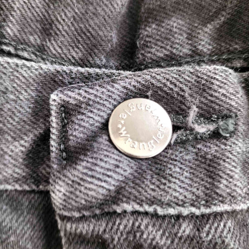 ラングラー Wrangler PREMIUM QUALITY 後染め ブラックデニム メンズ 38×30