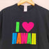 ギルダン GILDAN I♡HAWAII マルチカラープリントTシャツ メンズ M