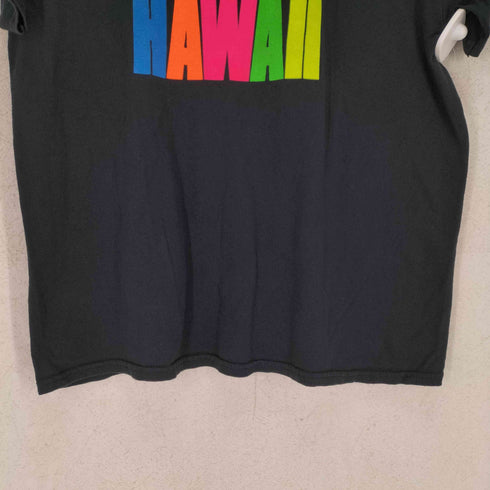 ギルダン GILDAN I♡HAWAII マルチカラープリントTシャツ メンズ M