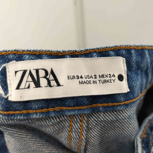 ザラ ZARA スプラ テーパード デニムパンツ レディース EUR:34