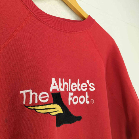 ディスカス アスレチック Discus Athletic 70s~ THE ATHLETE'S FOOT ラグランスウェット 脇下ガゼット メンズ