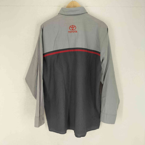 レッドキャップ RED KAP 企業ロゴバイカラーワークシャツ メンズ L-RG