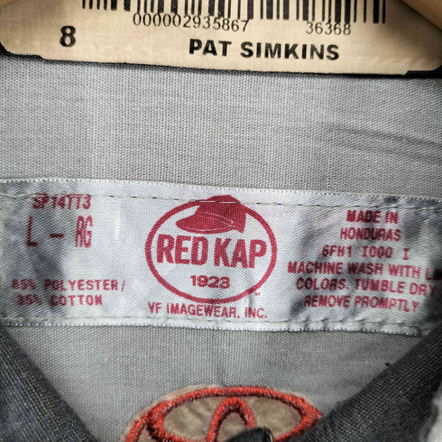 レッドキャップ RED KAP 企業ロゴバイカラーワークシャツ メンズ L-RG