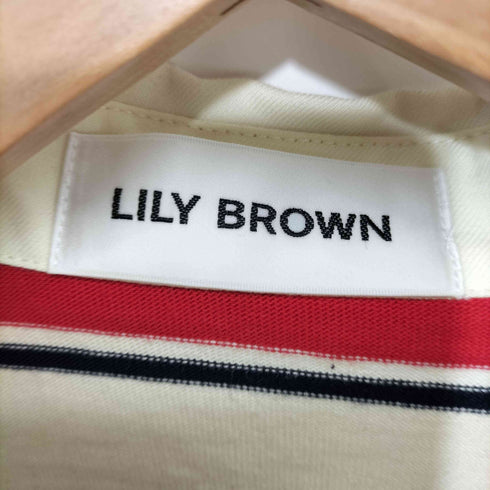 リリーブラウン Lily Brown ギャザースリーブコンパクトラガーシャツ レディース ONE SIZE