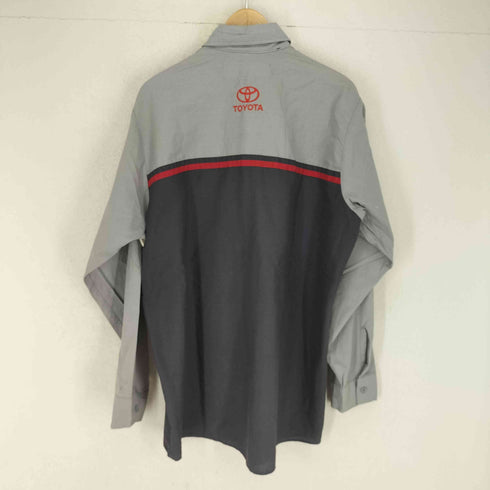 レッドキャップ RED KAP 企業ロゴバイカラーワークシャツ メンズ L-RG