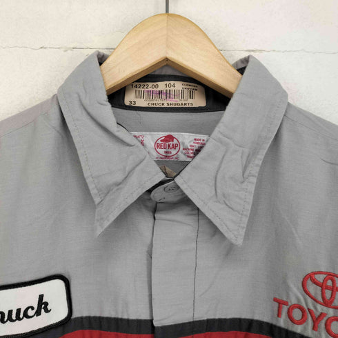 レッドキャップ RED KAP 企業ロゴバイカラーワークシャツ メンズ L-RG