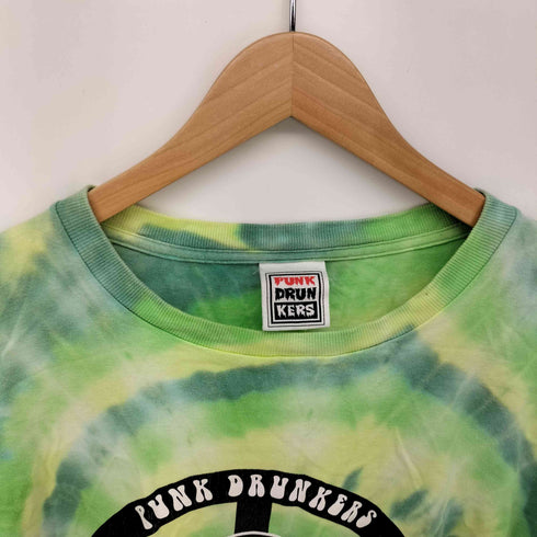 パンクドランカーズ PUNK DRUNKERS あいつ ベアー TEE ダンシング・ベア オマージュ タイダイプリント Tシャツ メンズ