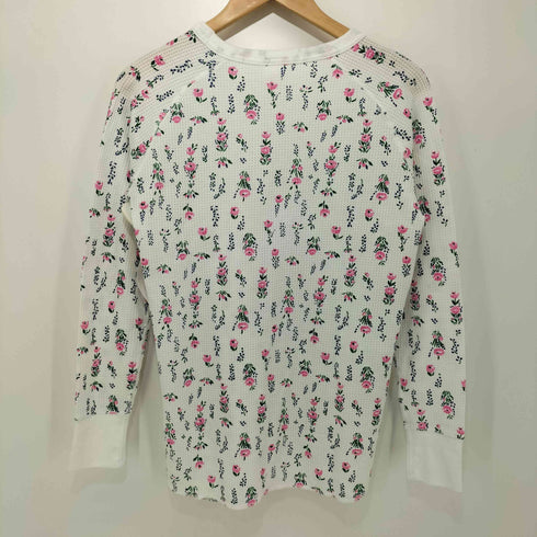 ジェーイーモーガン JEMORGAN 花柄 ワッフル サーマル L/S Tシャツ レディース ONE SIZE
