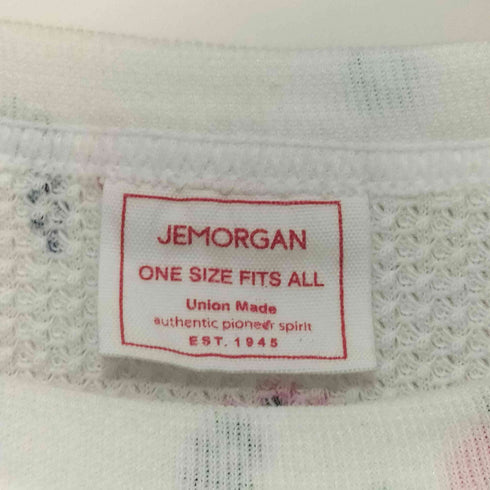 ジェーイーモーガン JEMORGAN 花柄 ワッフル サーマル L/S Tシャツ レディース ONE SIZE