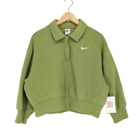 ナイキ NIKE クロップド スウェットポロ レディース JPN:L
