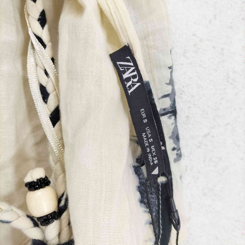 ザラ ZARA ホルターネックプリントキャミソール レディース JPN:S