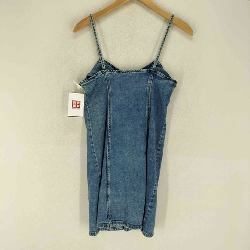 アーバン レヴィヴォ URBAN REVIVO フロンボタンデニムキャミワンピース レディース JPN:M