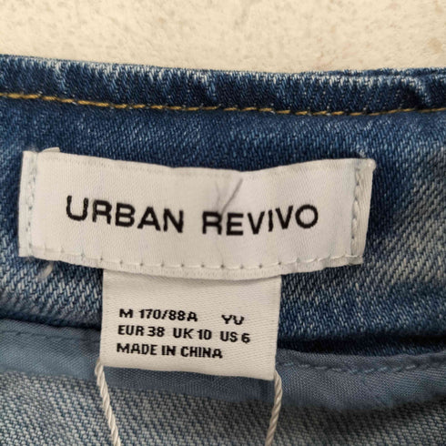 アーバン レヴィヴォ URBAN REVIVO フロンボタンデニムキャミワンピース レディース JPN:M