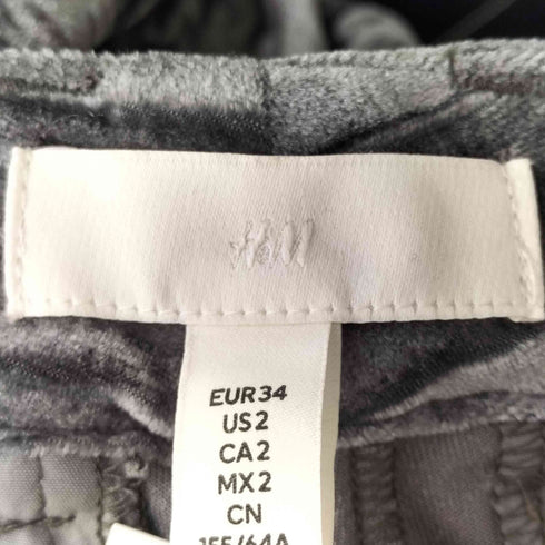 エイチアンドエム H&M ベロアワイドイージーパンツ レディース EUR:34