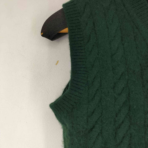 ポロバイラルフローレン Polo by RALPH LAUREN カシミヤ混 ケーブル Vネックニットベスト レディース JPN:S