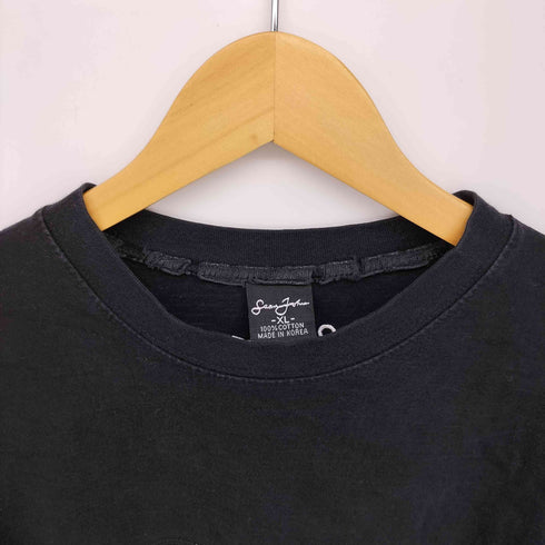 ショーンジョン Sean john 00S ロゴ刺繍 L/S Tシャツ メンズ import:XL