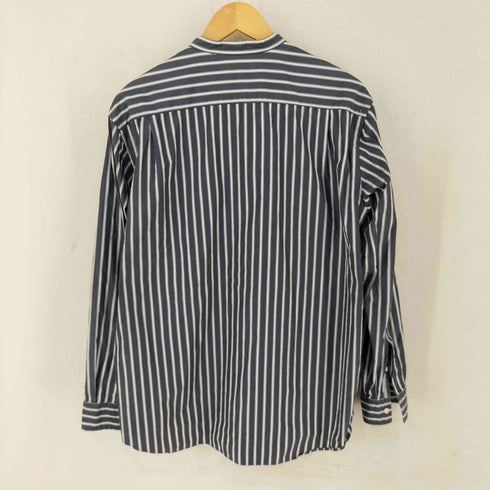 ジムフレックス GYMPHLEX ストライプバンドカラーシャツ メンズ import:M