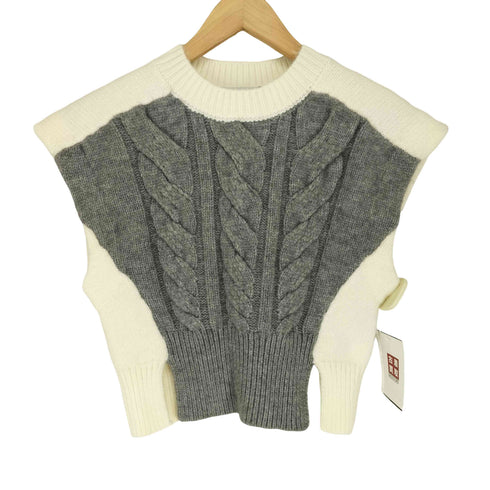 ザラ ZARA cable knit sweater vest レディース JPN:S