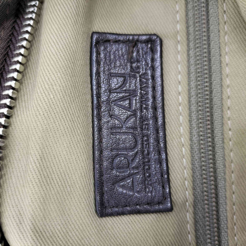 アルカン ARUKAN PRODUCED BY TAKAYA レザー ナイロン 切替 ショルダーバッグ レディース