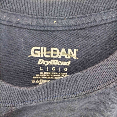 ギルダン GILDAN 企業ロゴ刺繍ポケットTシャツ メンズ L