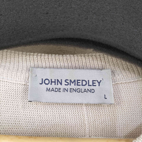 ジョンスメドレー JOHN SMEDLEY イギリス製 コットンクルーネックニット レディース L