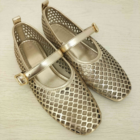 エイチアンドエム H&M メッシュ フラットシューズ レディース EUR:37