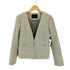 ユナイテッドアローズグリーンレーベルリラクシング UNITED ARROWS green label relaxing D ツイード ノーラペル ジャケット レディース 38