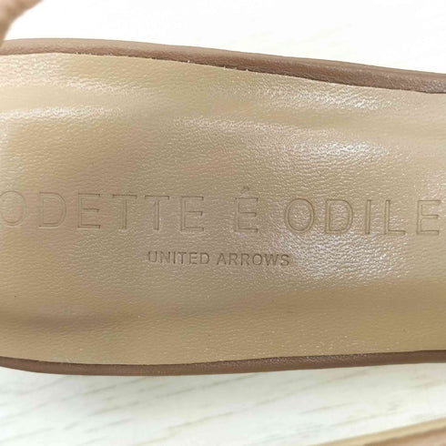 オデットエオディール Odette e Odile トランスルーセントヒールバックベルト パンプス レディース JPN:23