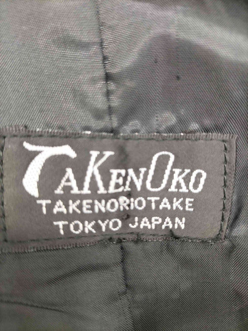 takenoka スパンコール 刺繍テーラードジャケット レディース