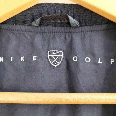 ナイキゴルフ NIKE GOLF 00s ロゴ刺繍 撥水 半袖プルオーバー ピステ メンズ S