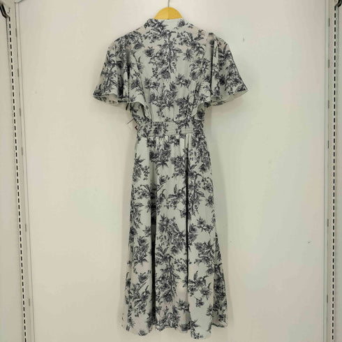 mily bilet 大人ガーリー。花柄フレア袖ワンピース レディース JPN:M
