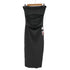 ザラ ZARA LONG DRESS WITH CUT OUT DETAIL BLACK レディース import:L