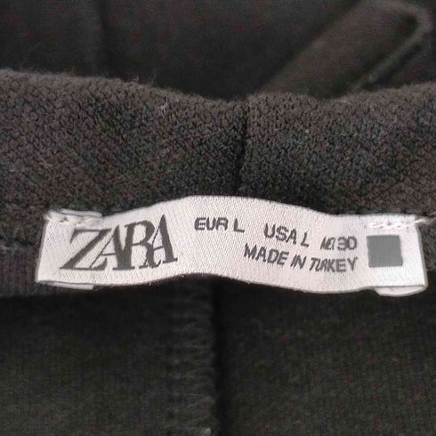 ザラ ZARA LONG DRESS WITH CUT OUT DETAIL BLACK レディース import:L