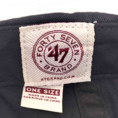 フォーティセブンブランド 47 BRAND フロントチームロゴ刺繍 6パネルキャップ メンズ ONE SIZE